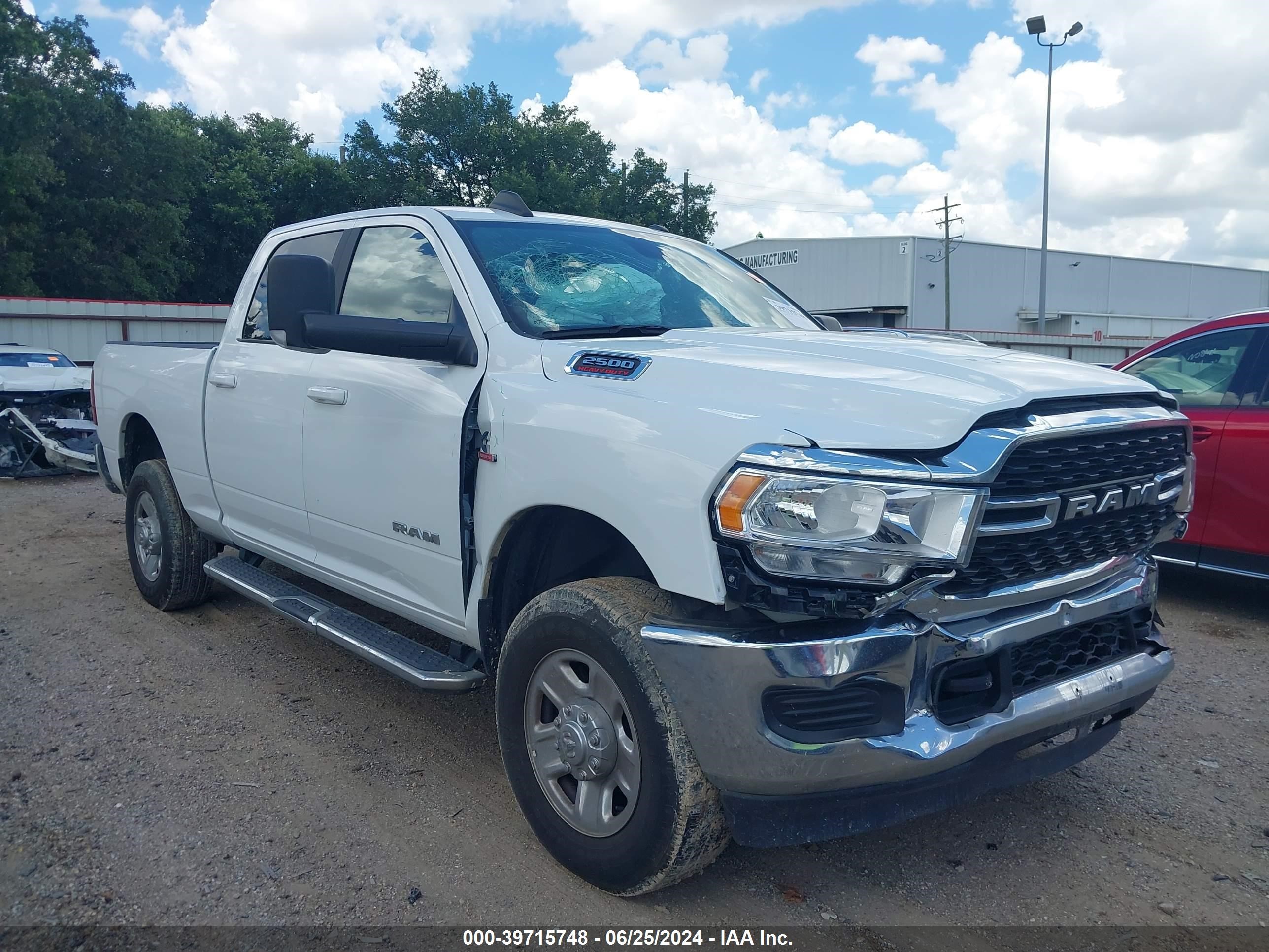 2022 Ram 2500 Big Horn 4X4 6'4 Box vin: 3C6UR5DL9NG436266