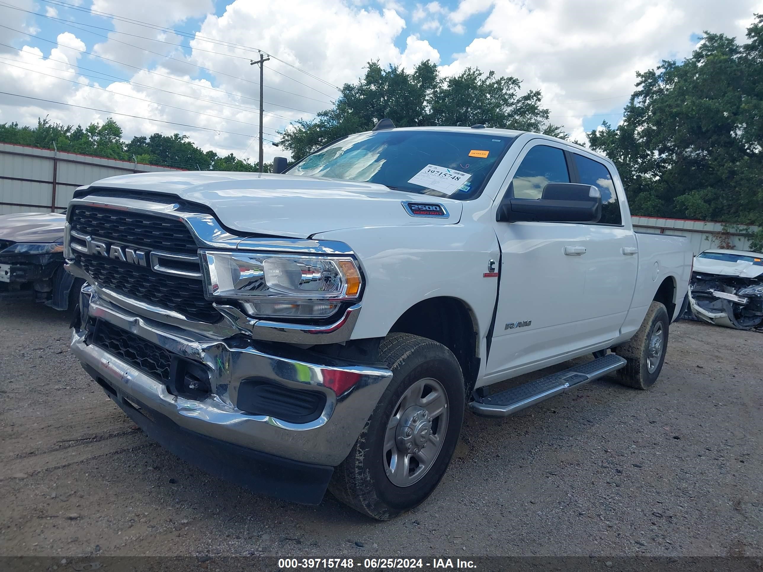 2022 Ram 2500 Big Horn 4X4 6'4 Box vin: 3C6UR5DL9NG436266