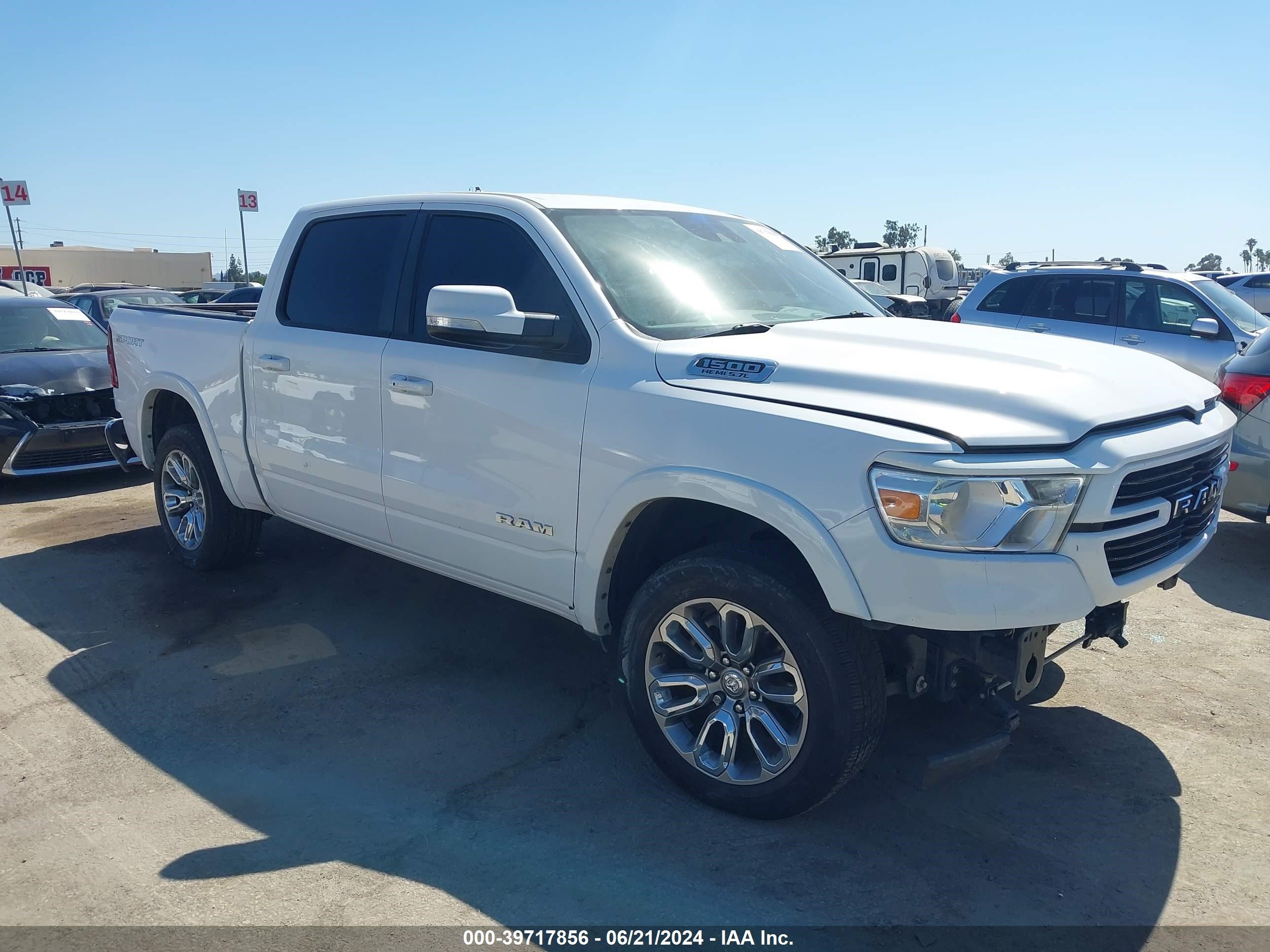 2021 Ram 1500 Laramie vin: 1C6SRFJT3MN66480