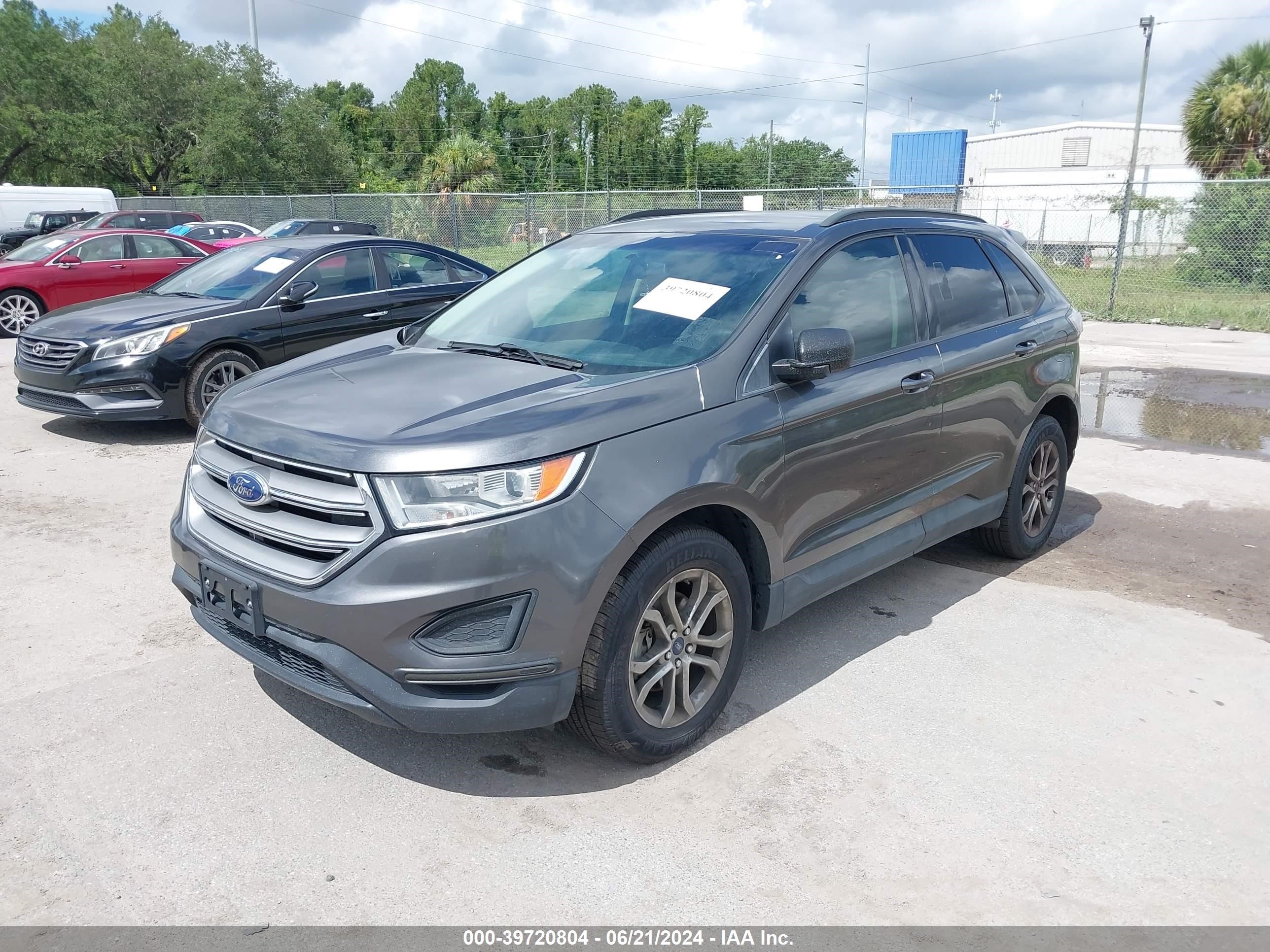 2017 Ford Edge Se vin: 2FMPK3G95HBB88406