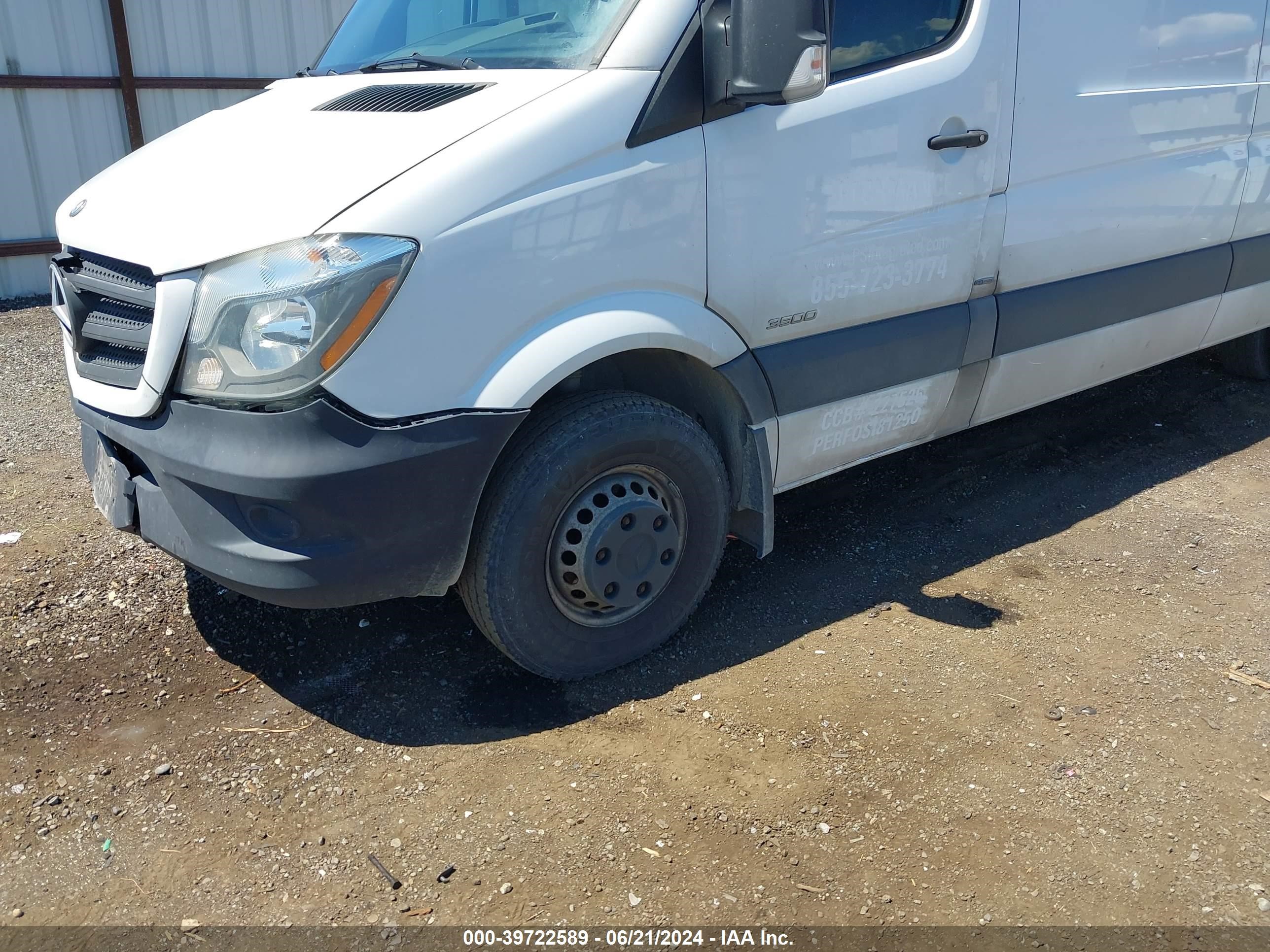 2015 Mercedes-Benz Sprinter 3500 High Roof vin: WD3PF1CC2FP108350