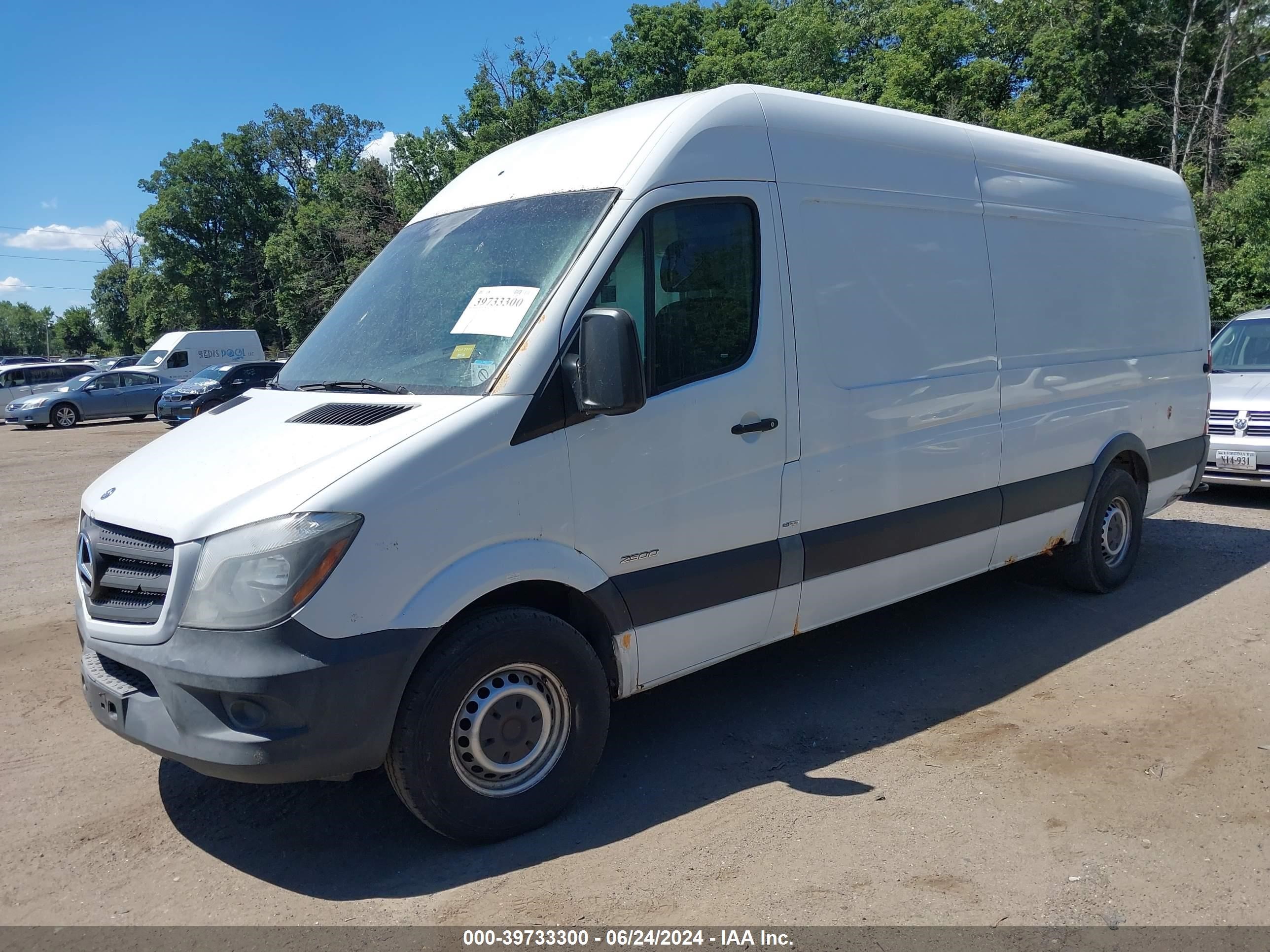 2014 Mercedes-Benz Sprinter 2500 High Roof vin: WD3PE8DE6E5826876