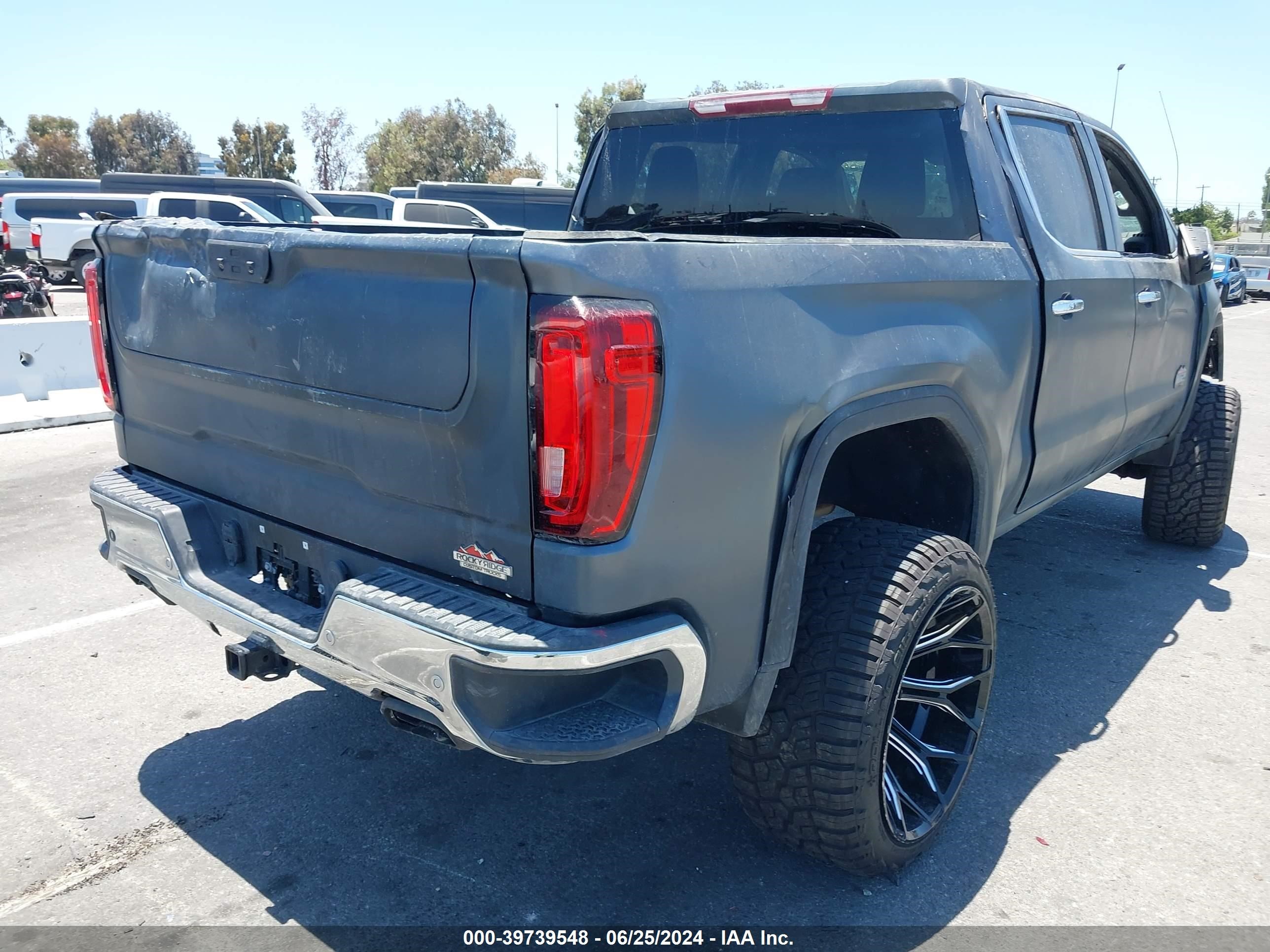 2019 GMC Sierra K1500 Slt vin: 3GTU9DEL2KG239291