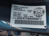 Honda Civic Exl 2HGFA1F06AH008672 снимка