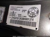 Honda Civic Lx 2HGFG12638H001374 снимка