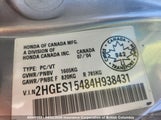 Honda Civic 2HGES15484H938431 снимка