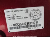 Honda Accord Ex 1HGCM56603A810724 снимка