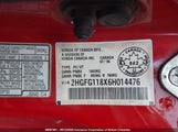 Honda Civic 2HGFG118X6H014476 снимка
