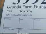 TOYOTA SIENNA LE 5TDZA23C55S312471 снимка