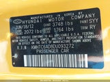 HYUNDAI VELOSTER BASE W/BLACK KMHTC6AD8DU093272 снимка