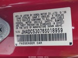 ACURA RSX TYPE-S JH4DC53076S018959 снимка