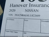 NISSAN VERSA 3N1CN8AE6LL****** снимка