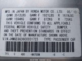 HONDA FIT JHMGE8G36CC****** снимка