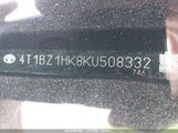 TOYOTA CAMRY XSE V6 4T1BZ1HK8KU****** снимка
