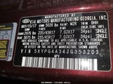 KIA SORENTO 2.4L LX 5XYPG4A34JG353203 photo