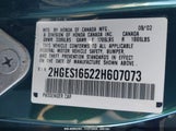 HONDA CIVIC LX 2HGES16522H****** снимка