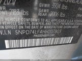 HYUNDAI ELANTRA SE 5NPD74LF4HH207803 снимка