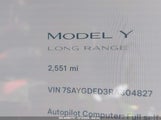 TESLA MODEL Y 7SAYGDED3RA304827 photo