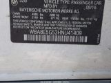 BMW 320I XDRIVE WBA8E5G53HN****** photo