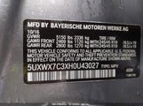 BMW X3 XDRIVE35I 5UXWX7C3XH0****** снимка