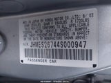 HONDA CIVIC EX JHMES26744S****** снимка