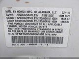 HONDA PILOT EX-L 5FNYF6H52GB****** снимка