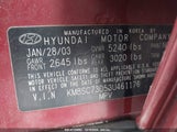 HYUNDAI SANTA FE GLS/LX KM8SC73D53U****** снимка