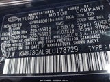 HYUNDAI TUCSON SEL KM8J3CAL9LU178729 снимка