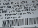 MAZDA MAZDA6 I SPORT VE 1YVHP80C285M02277 photo