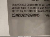 BUICK REGAL TURBO PREMIUM II 2G4GS5GX1G9201815 снимка