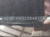 TOYOTA CAMRY SE 4T1BF1FK5CU046356 снимка