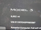 TESLA MODEL 3 REAR-WHEEL DRIVE 5YJ3E1EA5PF651397 снимка