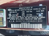 KIA OPTIMA LX 5XXGT4L36GG001942 снимка