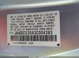 ACURA RSX TYPE S JH4DC53043C****** снимка