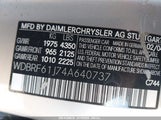 MERCEDES-BENZ C 240 WDBRF61J74A****** снимка