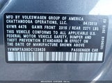 VOLKSWAGEN PASSAT 2.5L SE 1VWBP7A38DC123620 снимка
