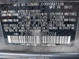 SUBARU CROSSTREK LIMITED JF2GTHNC0M8652214 снимка