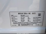 TESLA MODEL X DUAL MOTOR ALL-WHEEL DRIVE/STANDARD RANGE 7SAXCDE58PF411114 снимка