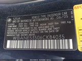 BMW 525I WBANE53506CK84035 снимка