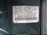 HONDA CR-V LX JHLRD1848YC027033 снимка