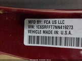 RAM 1500 BIG HORN 4X4 5'7 BOX 1C6SRFFT7NN419273 photo