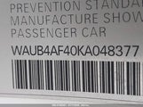 AUDI S4 3.0T PREMIUM WAUB4AF40KA048377 снимка