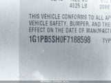 CHEVROLET CRUZE LS MANUAL 1G1PB5SH0F7****** снимка