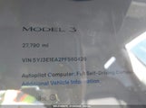 TESLA MODEL 3 REAR-WHEEL DRIVE 5YJ3E1EA2PF560426 снимка