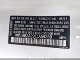 PORSCHE CAYENNE S WP1AB2A29ELA59269 снимка