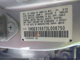 HONDA CIVIC LX 1HGES15573L****** снимка