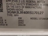 CHEVROLET BLAZER AWD 3LT 3GNKBJR40RS170127 снимка