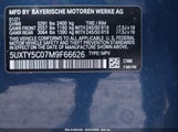 BMW X3 XDRIVE30I 5UXTY5C07M9F66626 снимка