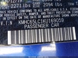 HYUNDAI IONIQ HYBRID BLUE KMHC65LC1KU169059 снимка