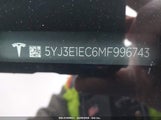 TESLA MODEL 3 PERFORMANCE DUAL MOTOR ALL-WHEEL DRIVE 5YJ3E1EC6MF996743 снимка